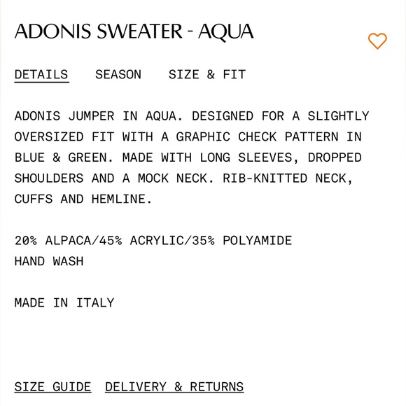 Stine Goya Adonis Sweater - Aqua - Picture 9 of 10
